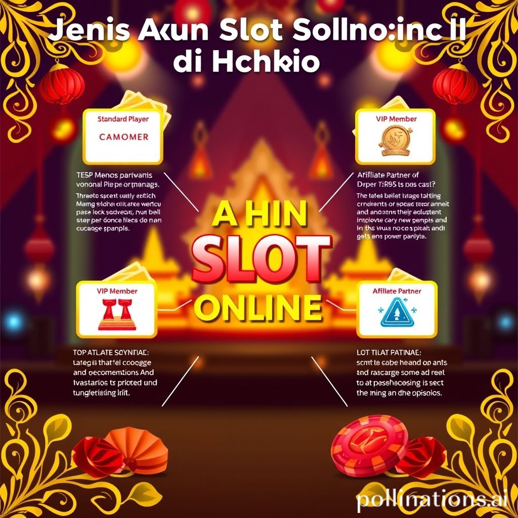 Jenis Akun Slot Online di Kamboja
